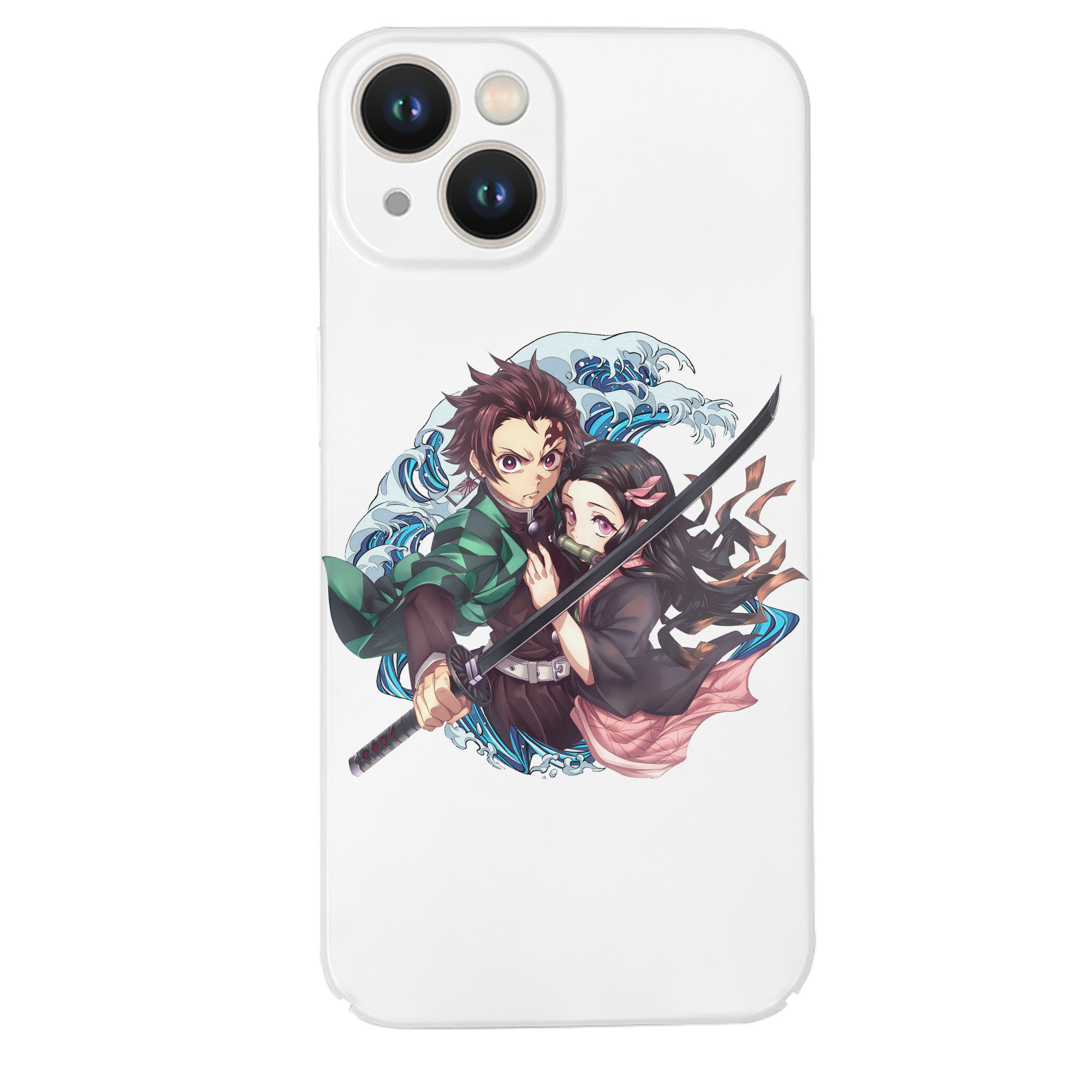 （画像用） 鬼滅の刃（きめつのやいば）竈門 禰󠄀豆子／かまど ねずこ Kamado Nezuko 【iPhone 14シリーズ対応】ハードケース